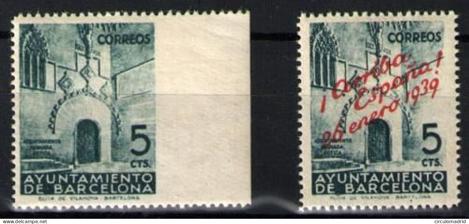 Barcelona Nº 19 Y 21. Año 1938/39 - Barcelona
