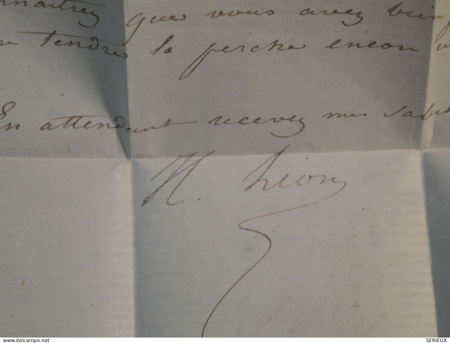 BR10 FRANCE  BELLE  LETTRE  1866  ETOILE DE PARIS  N° 3 MADELEINE ++NAPOLEON  N° 22  ++AFF.  INTERESSANT++ - 1862 Napoléon III