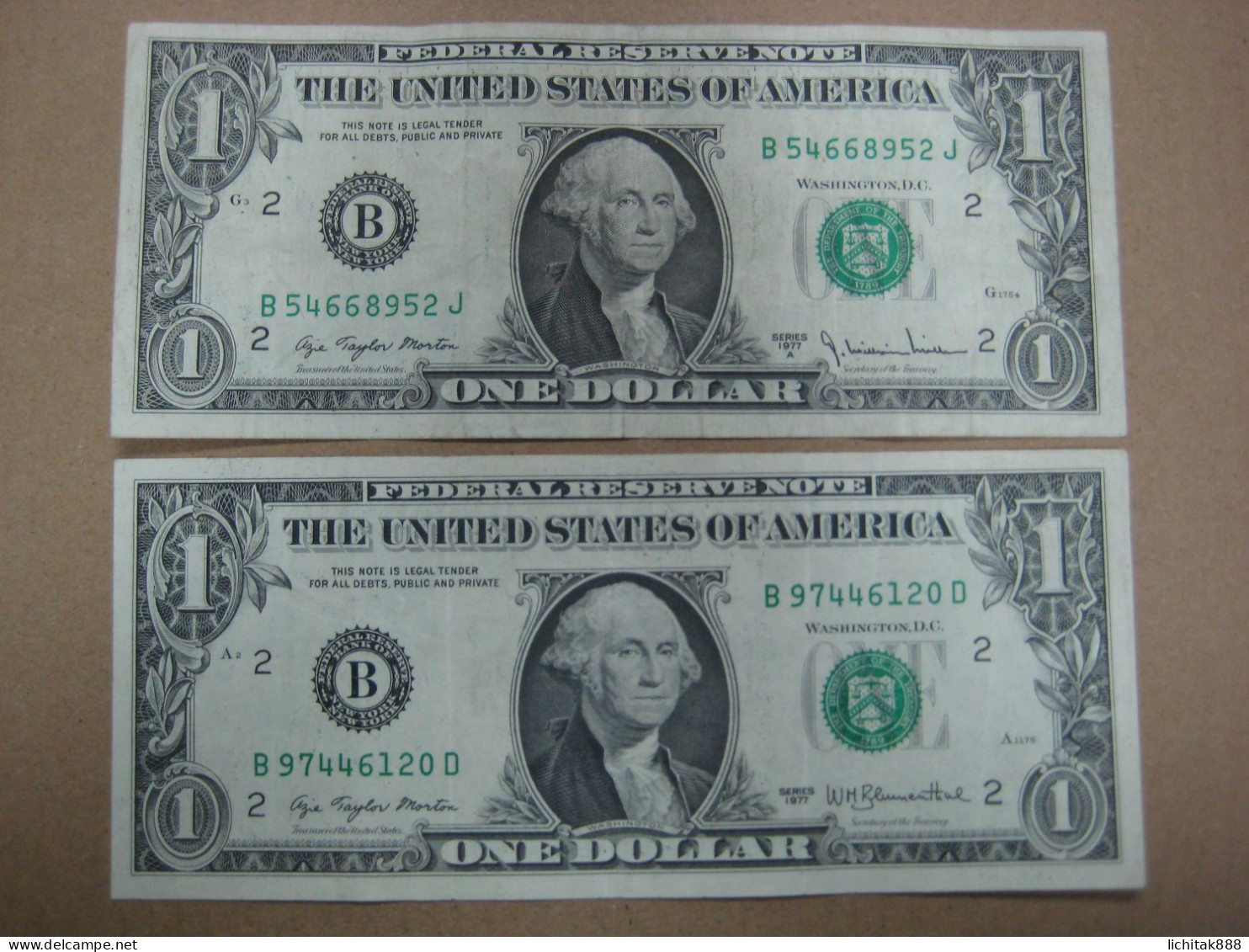 USA United States Of America $1 Banknote1963 1969 1977 Used CONDITIONS - Zu Identifizieren