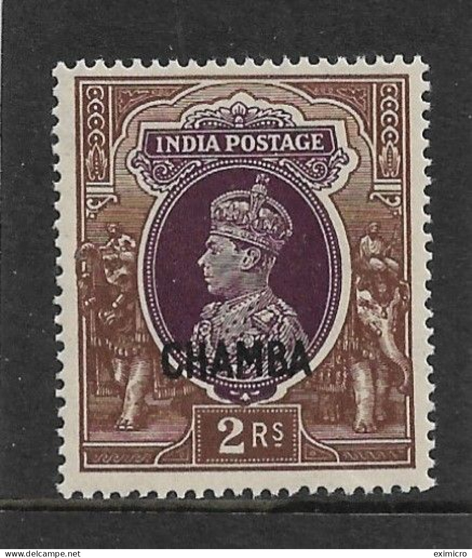 INDIA - CHAMBA 1942 - 1947 2R SG 103 UNMOUNTED MINT Cat £24 - Chamba