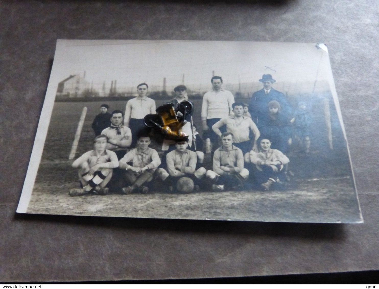 Carte Photo Equipe De Football De Chapelle Lez Herlaimont - Chapelle-lez-Herlaimont