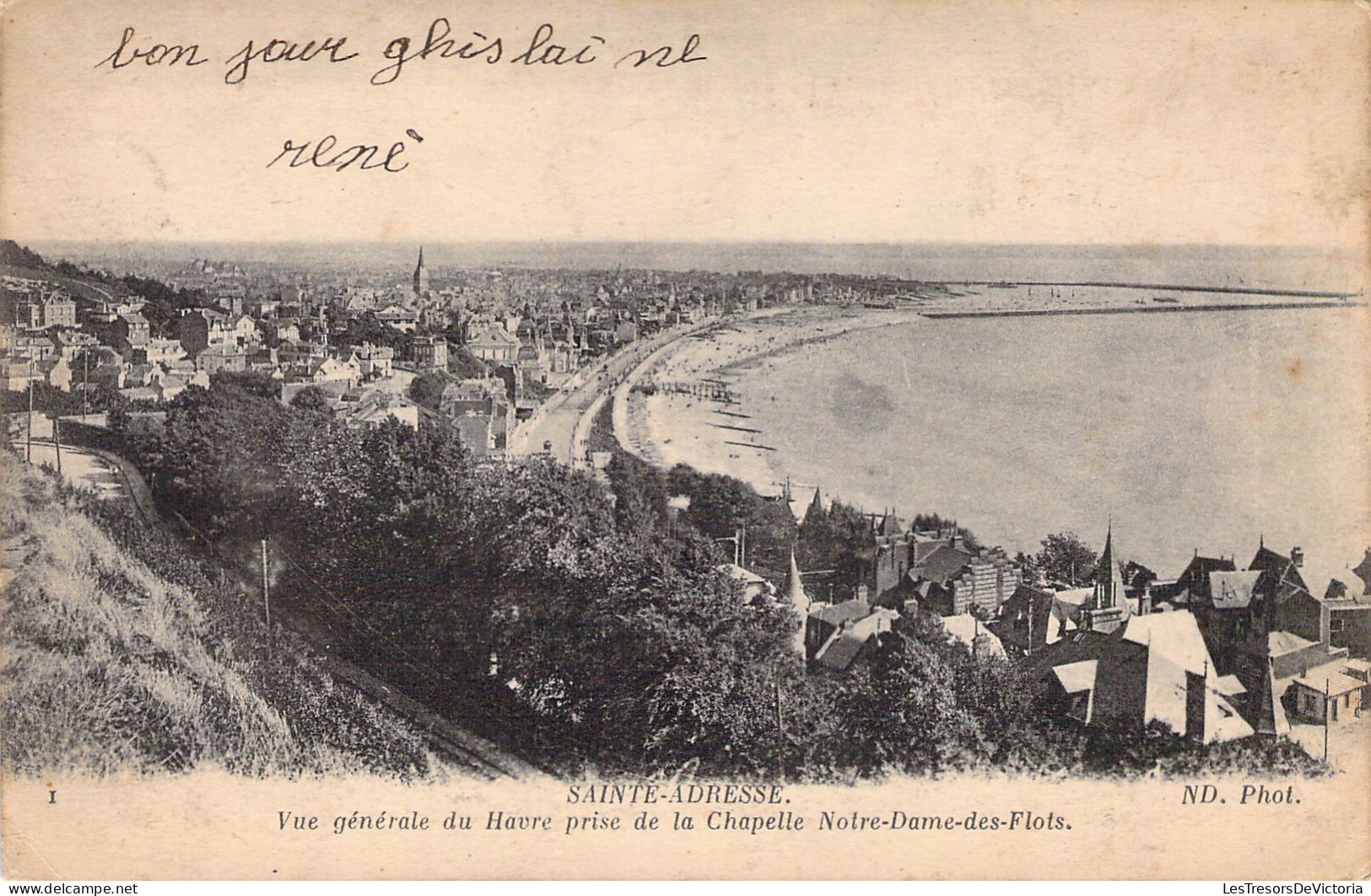 FRANCE - 76 - SAINTE ADRESSE - Vue Générale Du Havre De La Chapelle Notre Dame Des Flots - Carte Postale Ancienne - Sainte Adresse