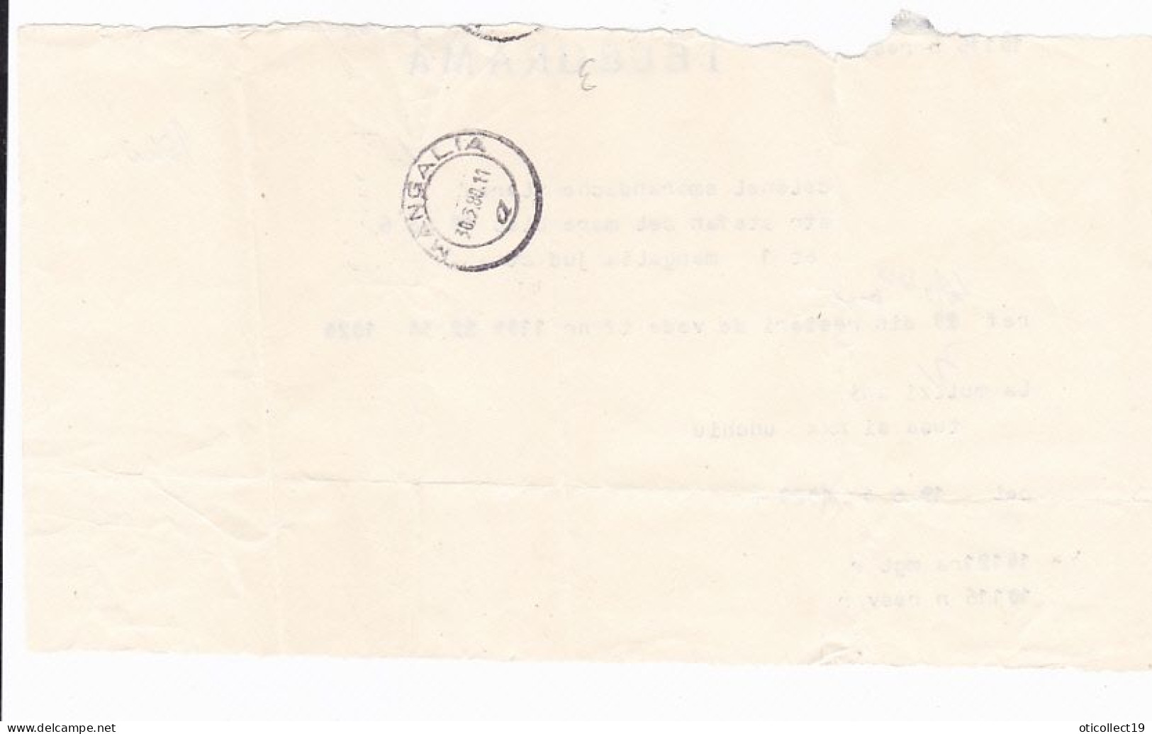 TELEGRAPH, TELEGRAMME SENT FROM ROSIORII DE VEDE TO MANGALIA, 1980, ROMANIA - Télégraphes