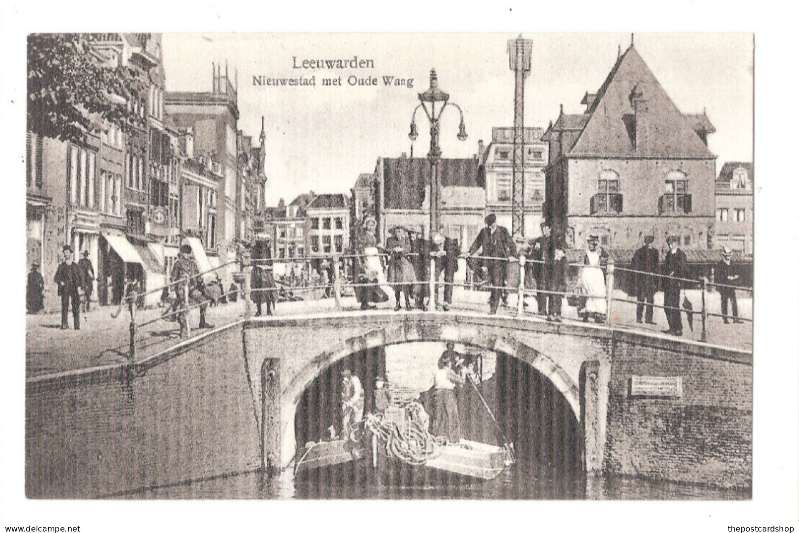 Leeuwarden Nieuwestad Met Oude Waag Unused RARE Netherlands Holland - Leeuwarden