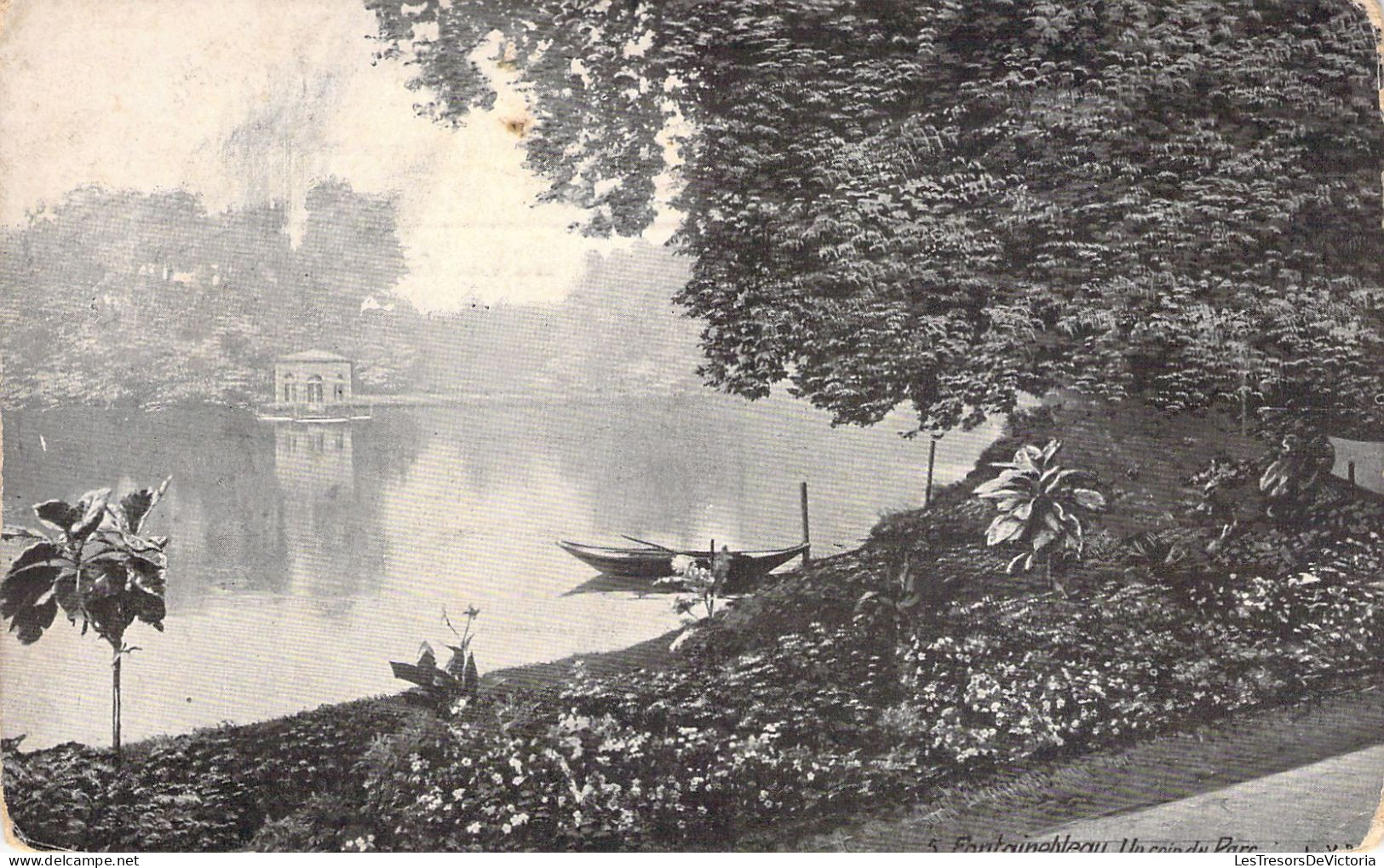 FRANCE - 77 - FONTAINEBLEAU - Un Coin Du Parc - Carte Postale Ancienne - Fontainebleau