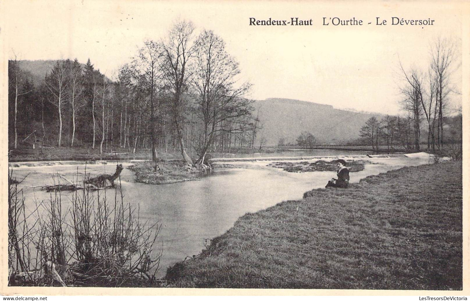 BELGIQUE - RENDEUX - L'Ourthe - Le Déversoir - Editions Arduenna - Carte Postale Ancienne - Rendeux