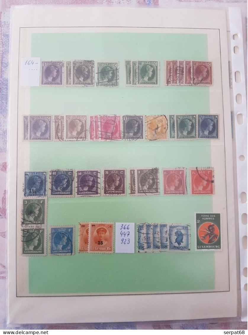 Lot : Luxembourg Oblitérés & FDC - Sammlungen