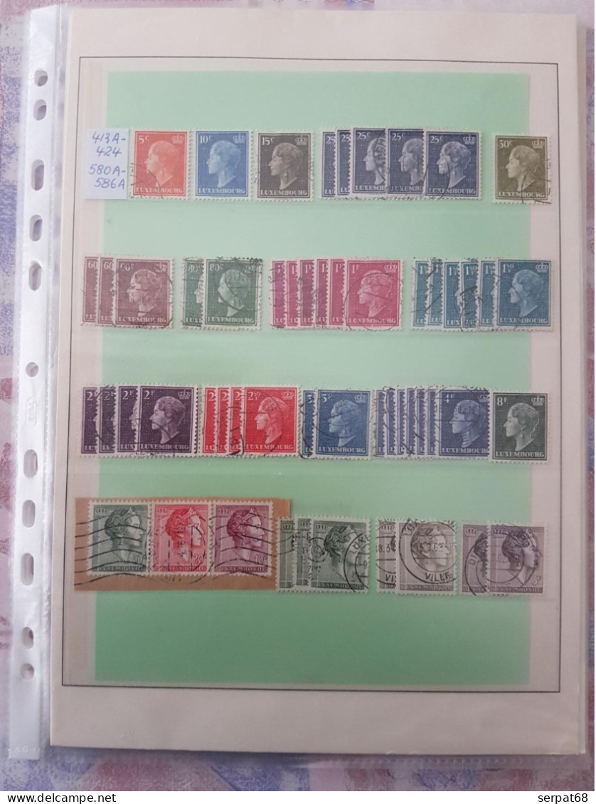 Lot : Luxembourg Oblitérés & FDC - Sammlungen