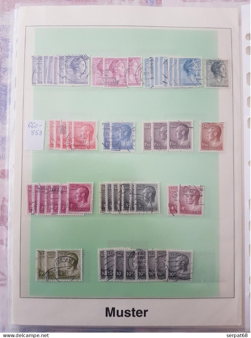 Lot : Luxembourg Oblitérés & FDC - Collections