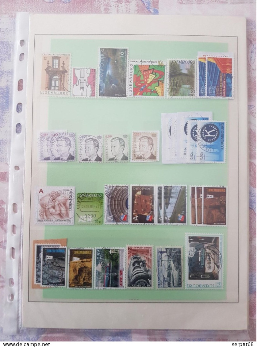 Lot : Luxembourg Oblitérés & FDC