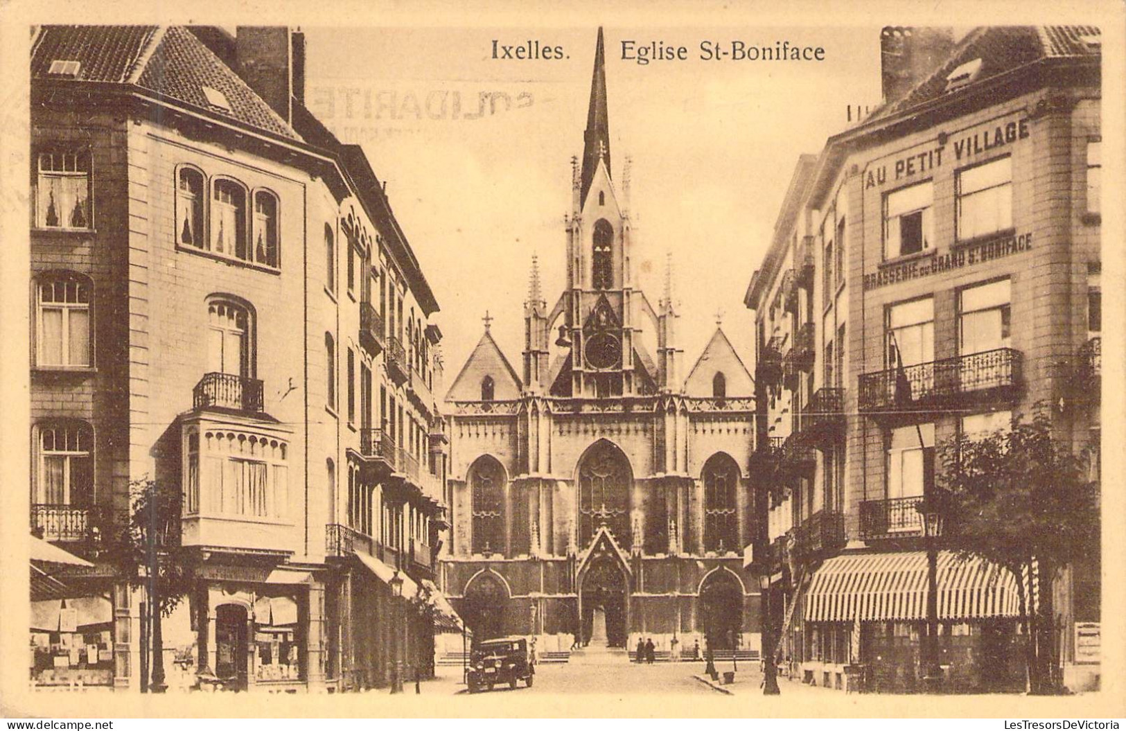 BELGIQUE - IXELLES - Eglise St Boniface - Edit A W - Carte Postale Ancienne - Elsene - Ixelles