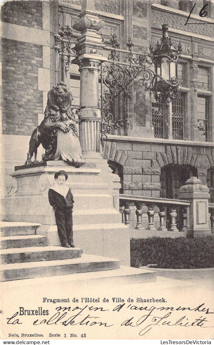 BELGIQUE - Fragment De L'Hôtel De Ville De Shaerbeek - Edit Nels - Carte Postale Ancienne - Brussel (Stad)