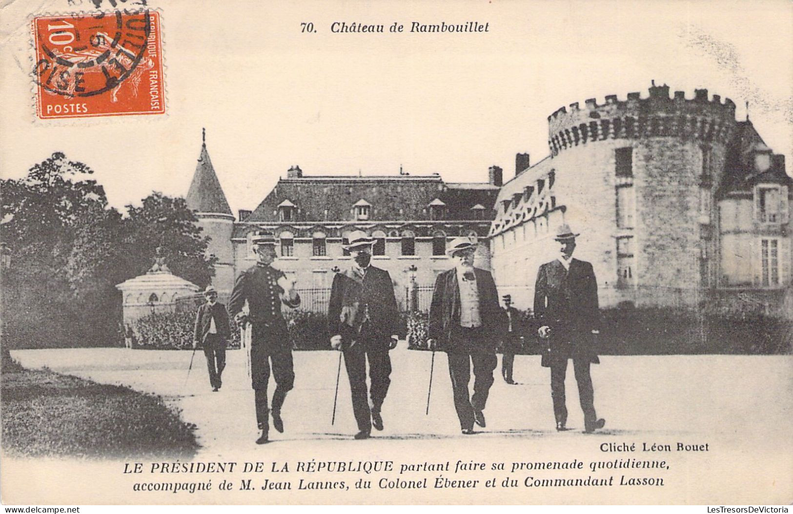 FRANCE - 78 - Château De Rambouillet - Le Président De La République - Promenade Quotidienne - Carte Postale Ancienne - Rambouillet (Château)