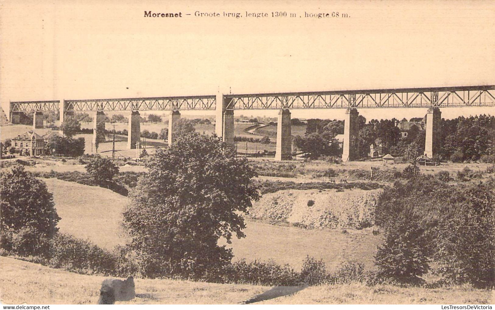 BELGIQUE - LIEGE - MORESNET - Groote Burg Lengte 1300m Hoogte 68m - Carte Postale Ancienne - Altri & Non Classificati