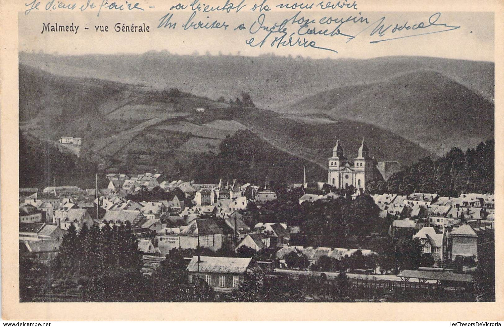 BELGIQUE - LIEGE - MALMEDY - Vue Générale - Carte Postale Ancienne - Malmedy