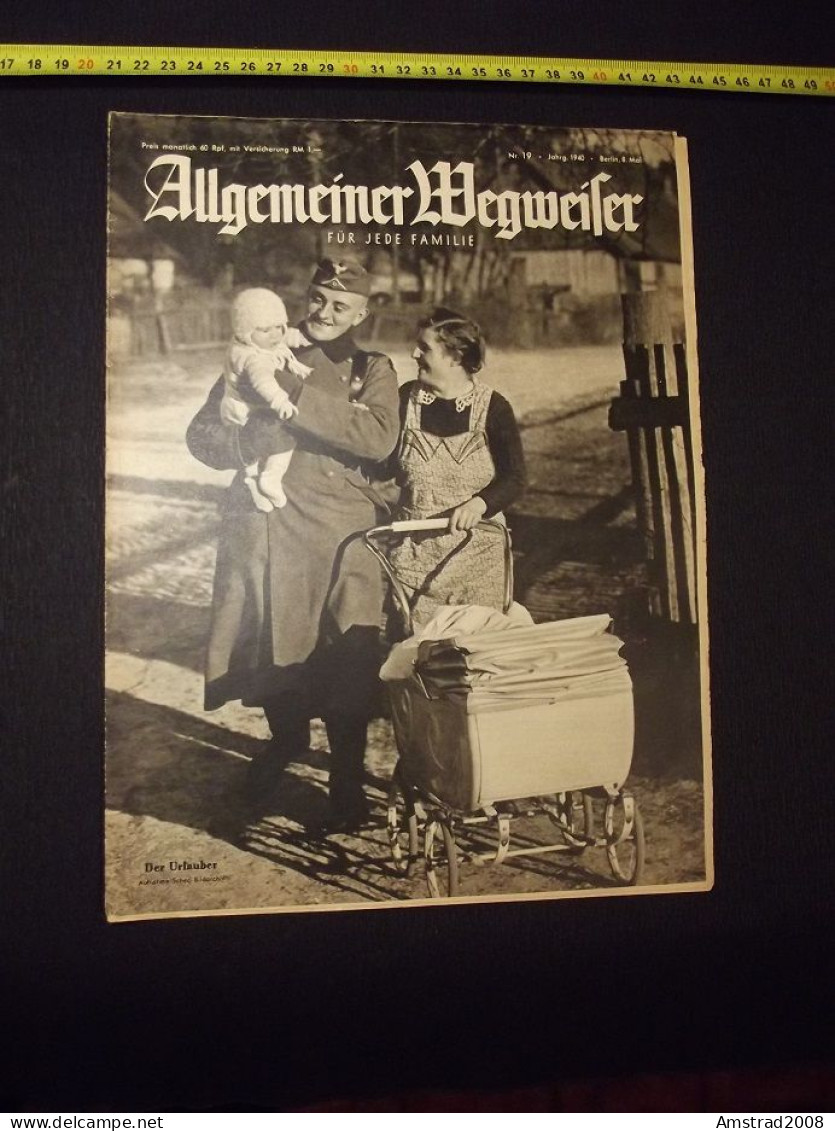 1940 - ALLGEMEINER WEGWEISER - FÜR JEDE FAMILIE - GERMANY - GERMANIA THIRD REICH - ALLEMAGNE - DEUTSCHLAND - Tempo Libero & Collezioni