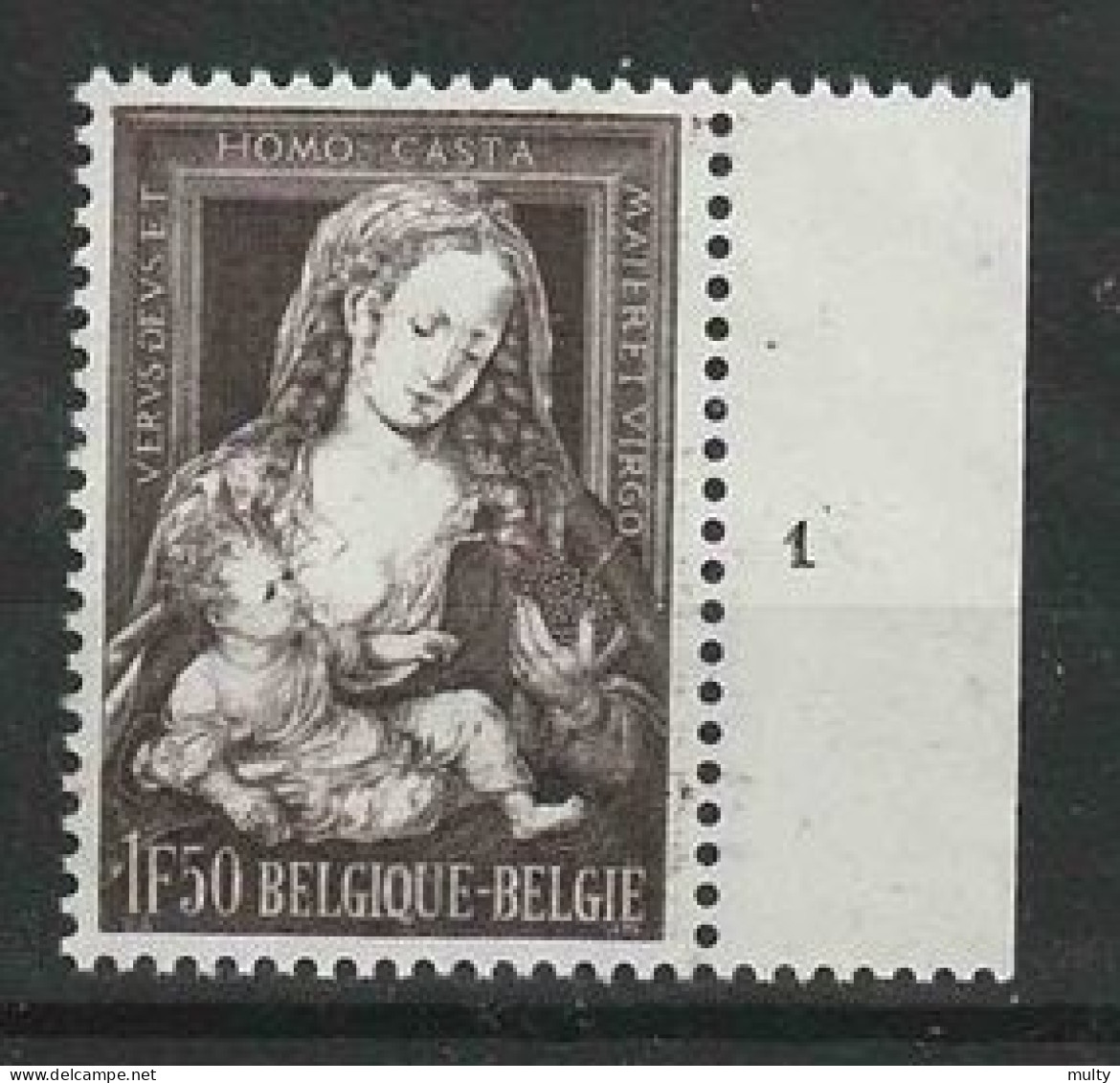 Belgie OCB 1556 ** MNH Met Plaatnummer 1 - 1961-1970