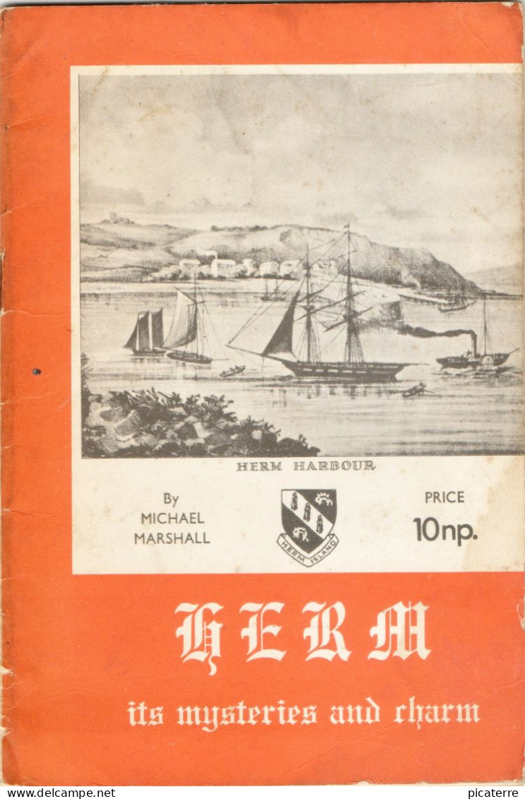 POST FREE - HERM-Its Mysteries And Its Charm-Michael Marshall- Guernsey Press-1970(7th Ed)-36p,b/w, Illus.see Both Scans - Viaggi