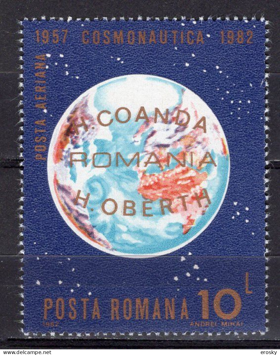 S2576 - ROMANIA ROUMANIE AERIENNE Yv EX BF N°158 ** ESPACE SPACE - Unused Stamps