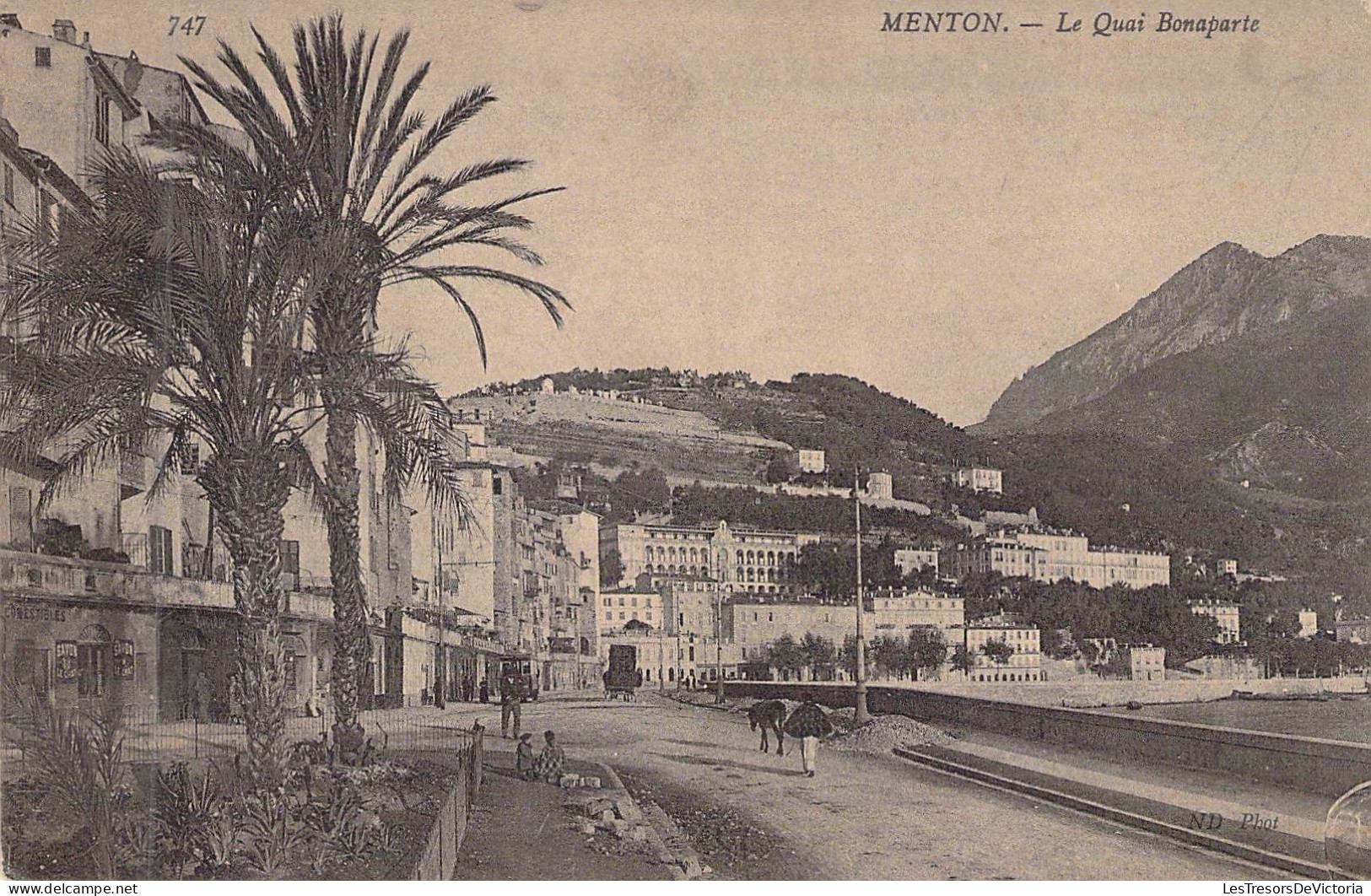 FRANCE - 06 - MENTON - Le Quai Bonaparte - Carte Postale Ancienne - Otros & Sin Clasificación