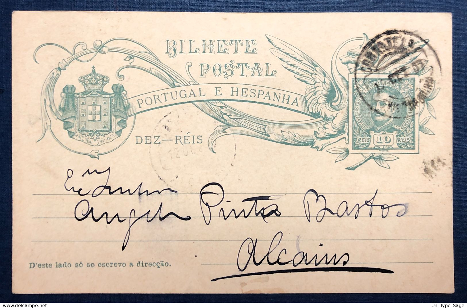 Portugal, Entier-Carte 12.12.1907 - (N721) - Entiers Postaux