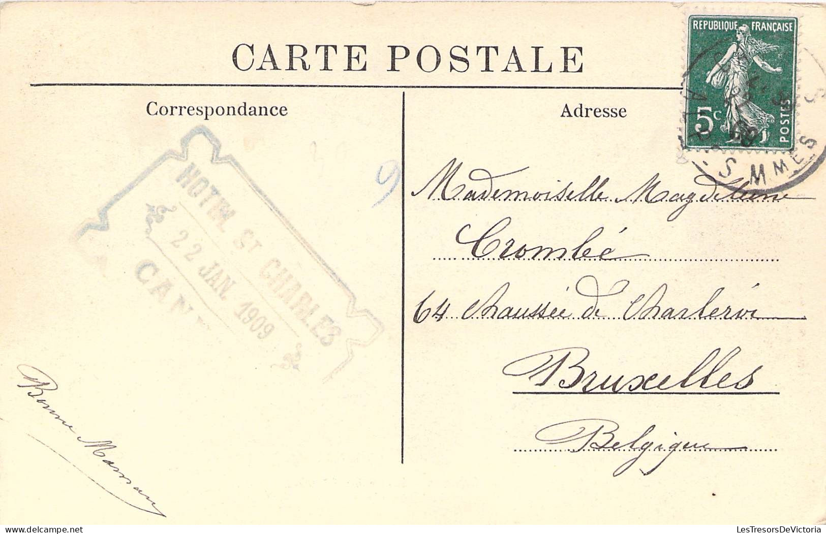 FRANCE - 06 - CANNES - Hôtel St Charles - Carte Postale Ancienne - Cannes