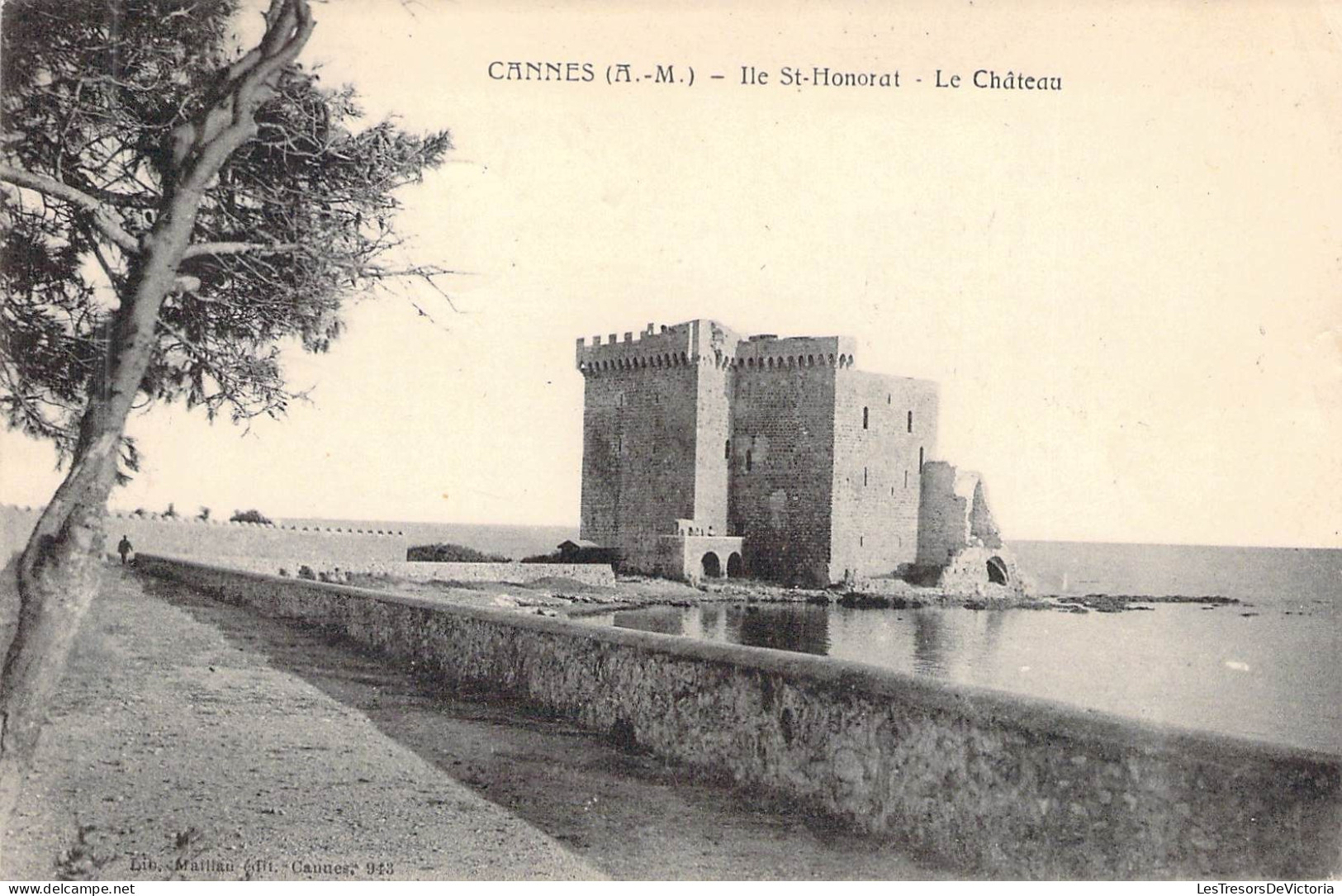 FRANCE - 06 - CANNES - Ile St Honorat - Le Château - Carte Postale Ancienne - Cannes