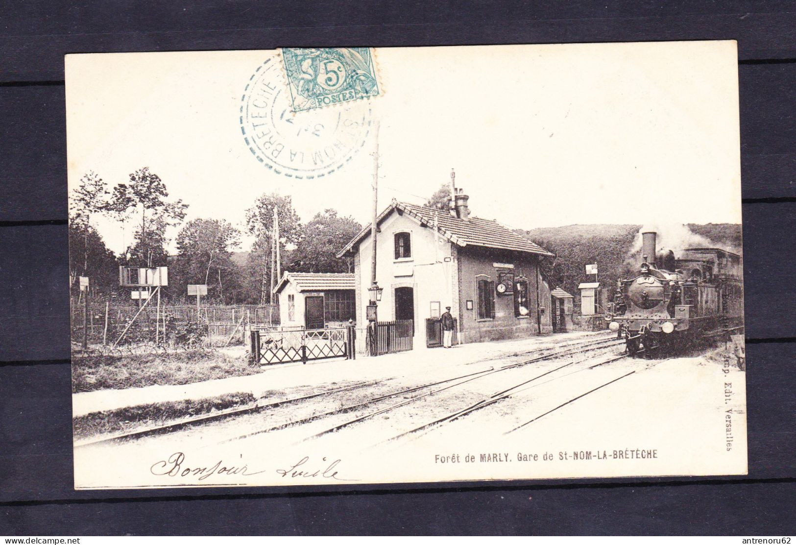 POSTCARD-FRANCE-ST-NOM-LA BRETECHE-SEE-SCAN - St. Nom La Breteche