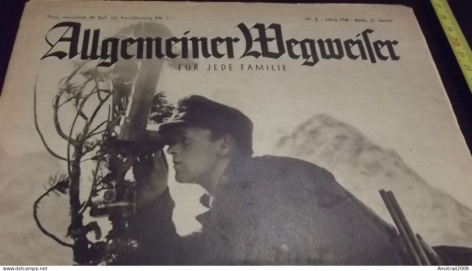 1940 - ALLGEMEINER WEGWEISER - FUR JEDE FAMILIE  - GERMANY - GERMANIA THIRD REICH - ALLEMAGNE - DEUTSCHLAND - Tempo Libero & Collezioni