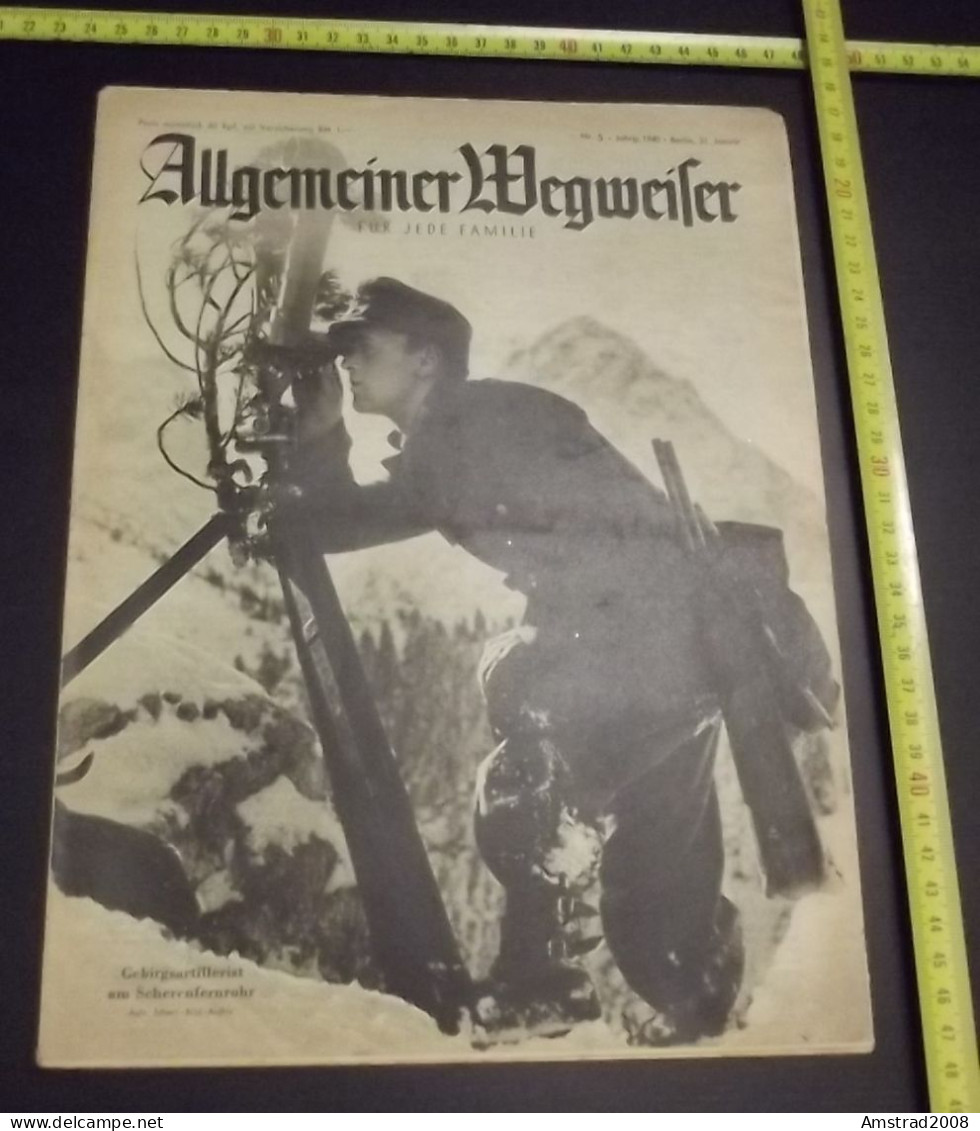1940 - ALLGEMEINER WEGWEISER - FUR JEDE FAMILIE  - GERMANY - GERMANIA THIRD REICH - ALLEMAGNE - DEUTSCHLAND - Ocio & Colecciones