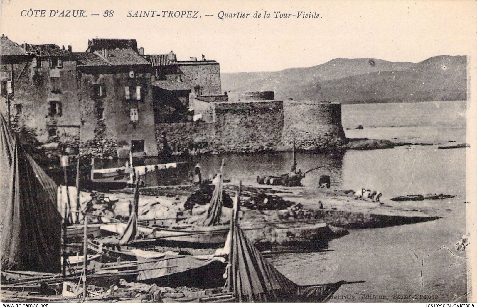 FRANCE - 83 - SAINT TROPEZ - Quartier De La Tour Vieille - Carte Postale Ancienne - Saint-Tropez