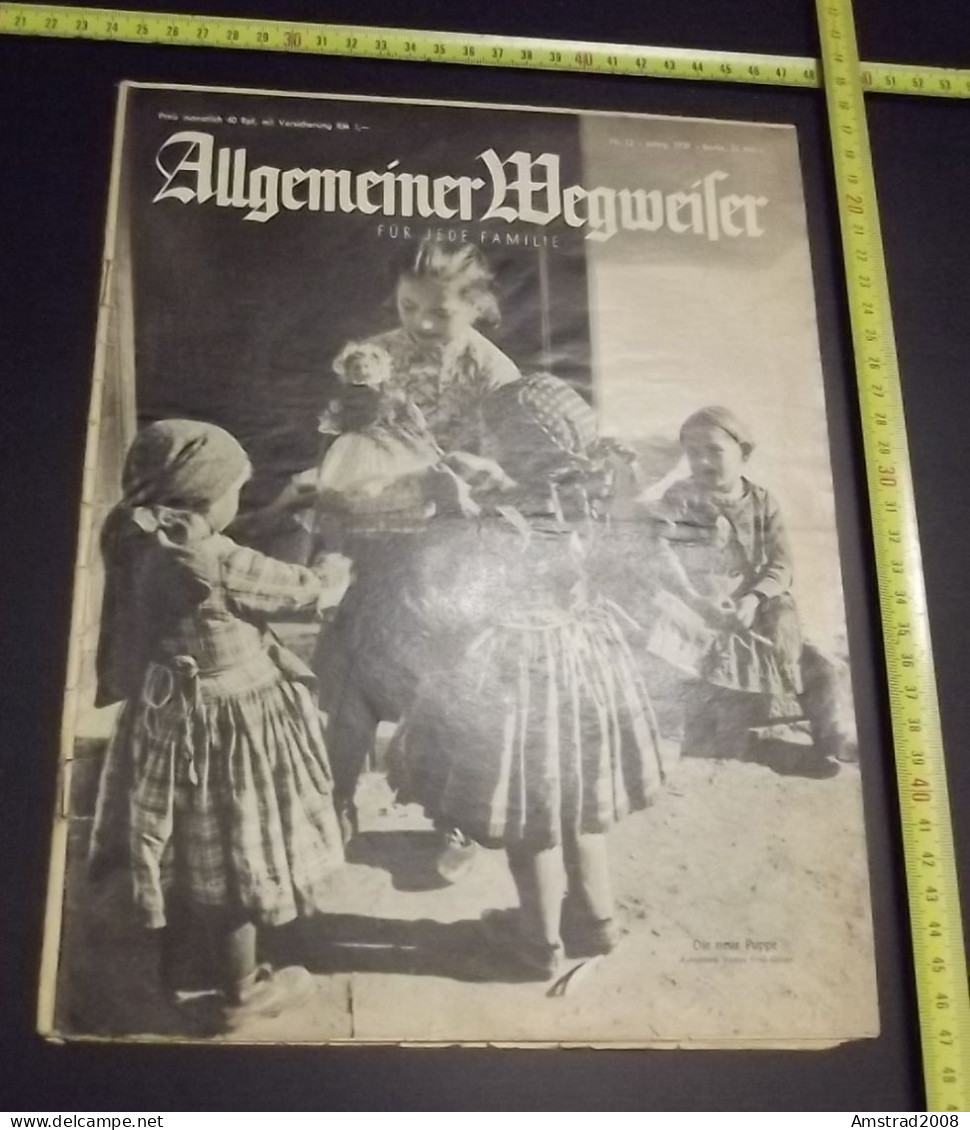 1939 - ALLGEMEINER WEGWEISER - FUR JEDE FAMILIE  - GERMANY - GERMANIA THIRD REICH - ALLEMAGNE - DEUTSCHLAND - Ocio & Colecciones