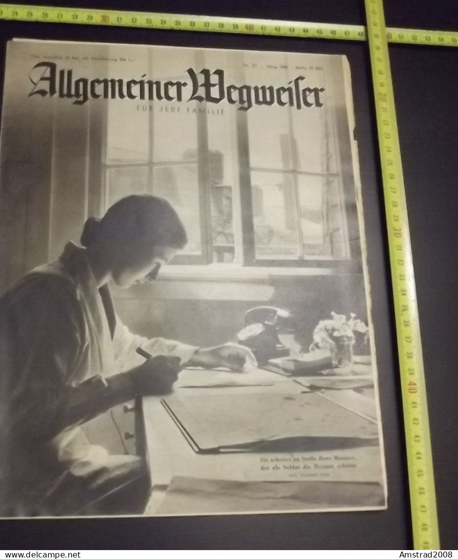 1940- ALLGEMEINER WEGWEISER - FUR JEDE FAMILIE  - GERMANY - GERMANIA THIRD REICH - ALLEMAGNE - DEUTSCHLAND - Hobbies & Collections