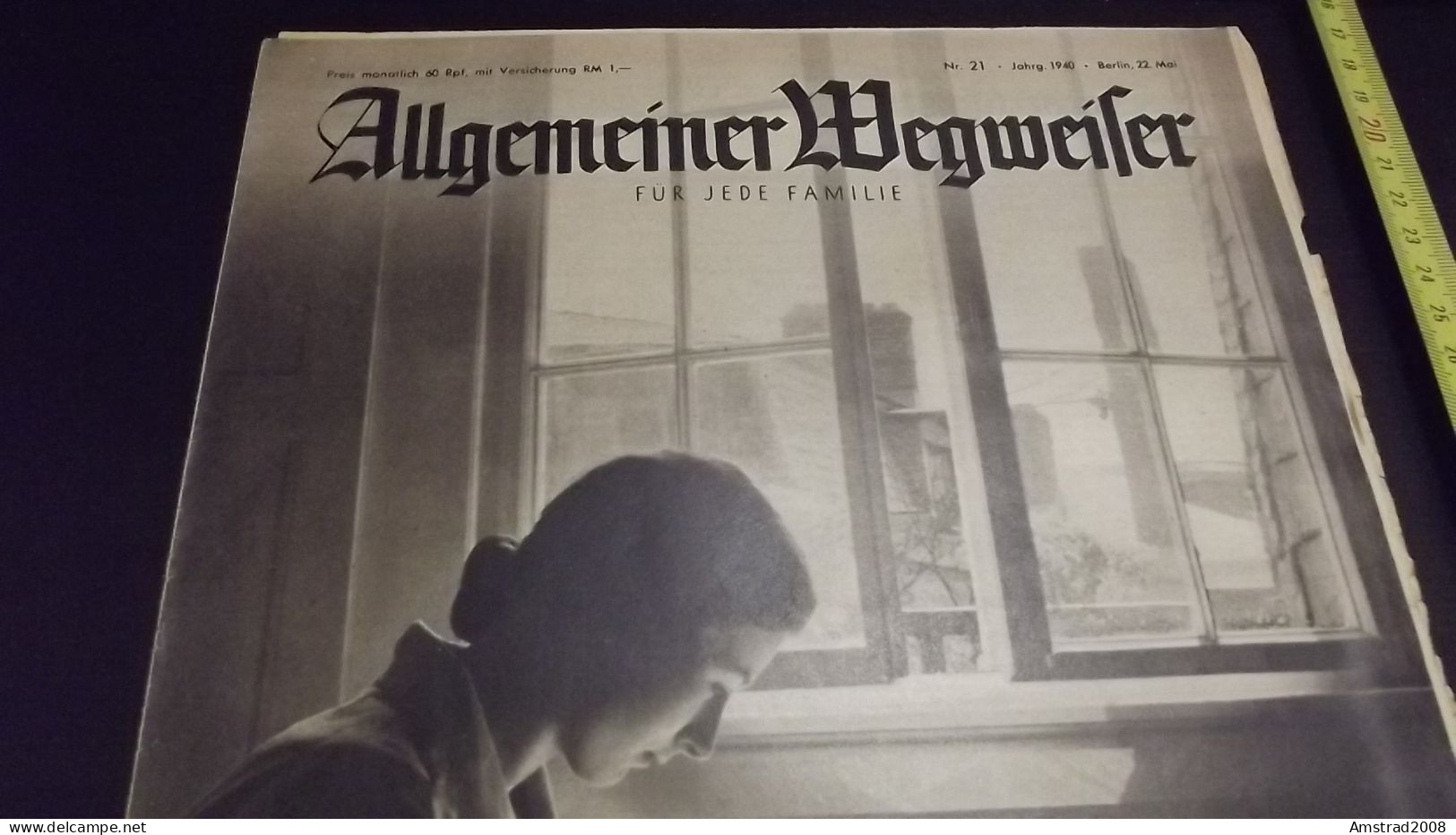 1940- ALLGEMEINER WEGWEISER - FUR JEDE FAMILIE  - GERMANY - GERMANIA THIRD REICH - ALLEMAGNE - DEUTSCHLAND - Hobby & Sammeln