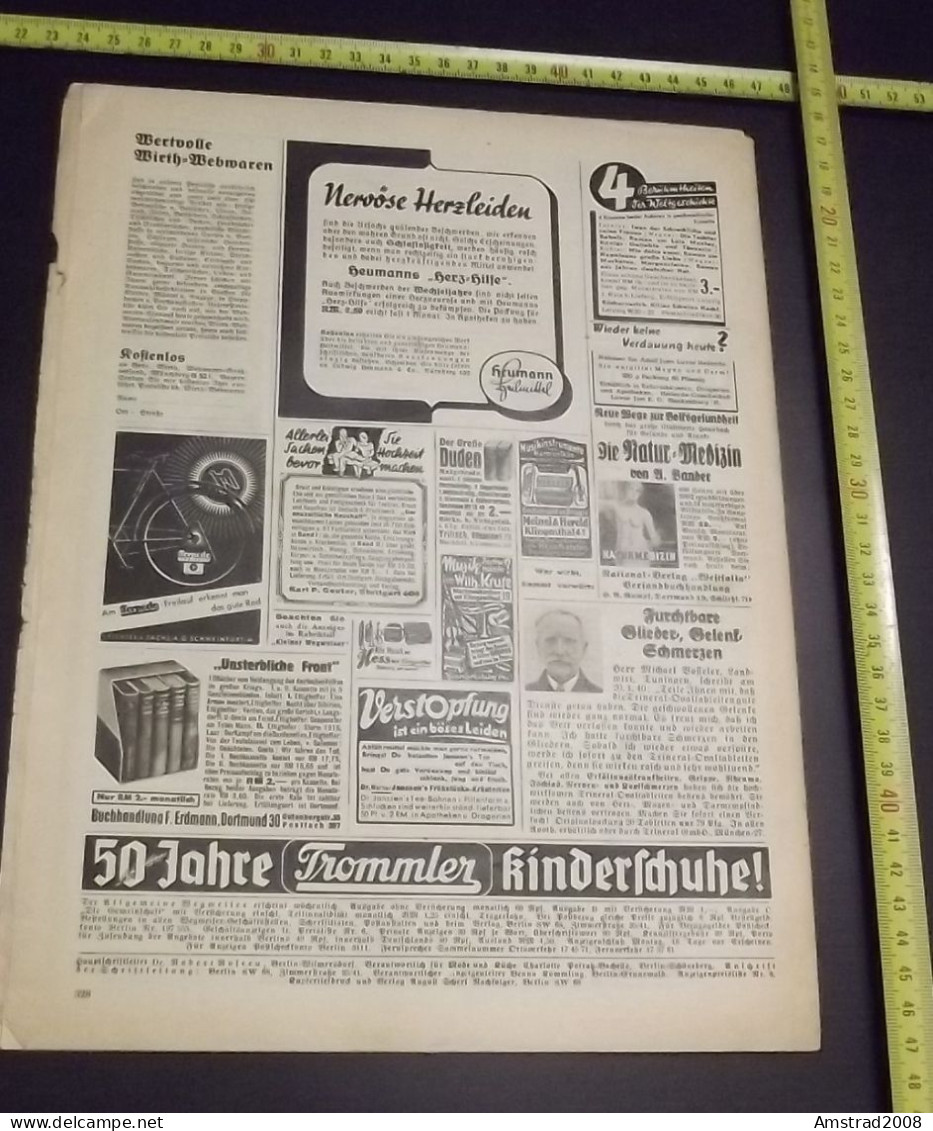 1940- ALLGEMEINER WEGWEISER - FUR JEDE FAMILIE  - GERMANY - GERMANIA THIRD REICH - ALLEMAGNE - DEUTSCHLAND - Hobby & Sammeln