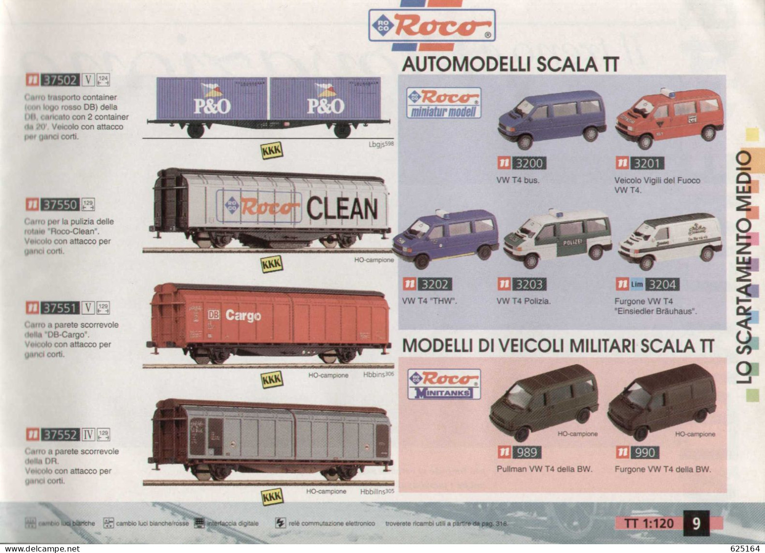 Catalogue ROCO 1998/99 O-Om-HO-HOe- Catalogo Generale ITALIANO - Sin Clasificación