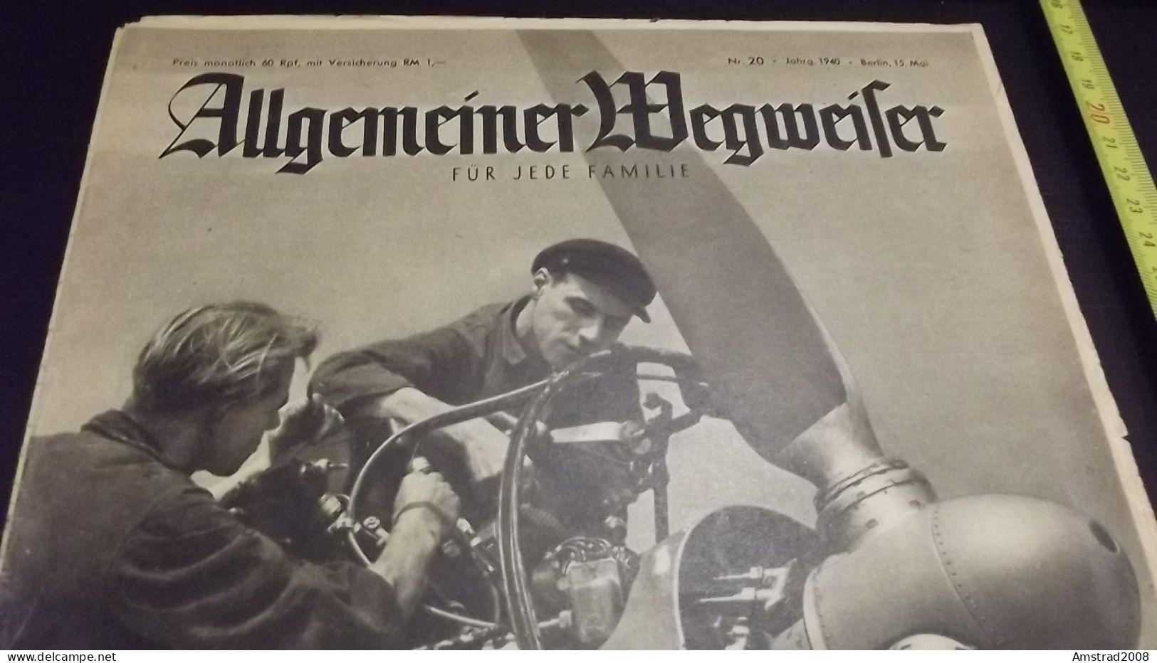 1940- ALLGEMEINER WEGWEISER - FUR JEDE FAMILIE  - GERMANY - GERMANIA THIRD REICH - ALLEMAGNE - DEUTSCHLAND - Loisirs & Collections