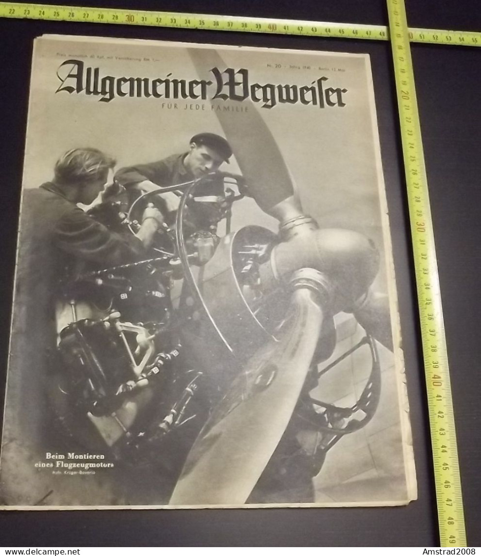 1940- ALLGEMEINER WEGWEISER - FUR JEDE FAMILIE  - GERMANY - GERMANIA THIRD REICH - ALLEMAGNE - DEUTSCHLAND - Hobbies & Collections