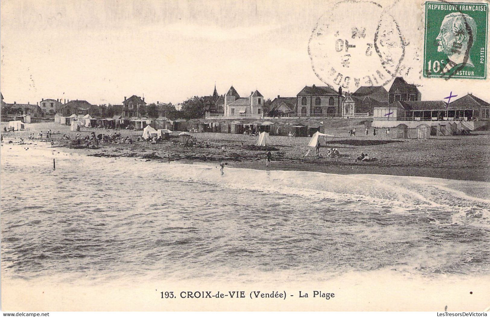 FRANCE - 85 - CROIX DE VIE - La Plage - Carte Postale Ancienne - Autres & Non Classés