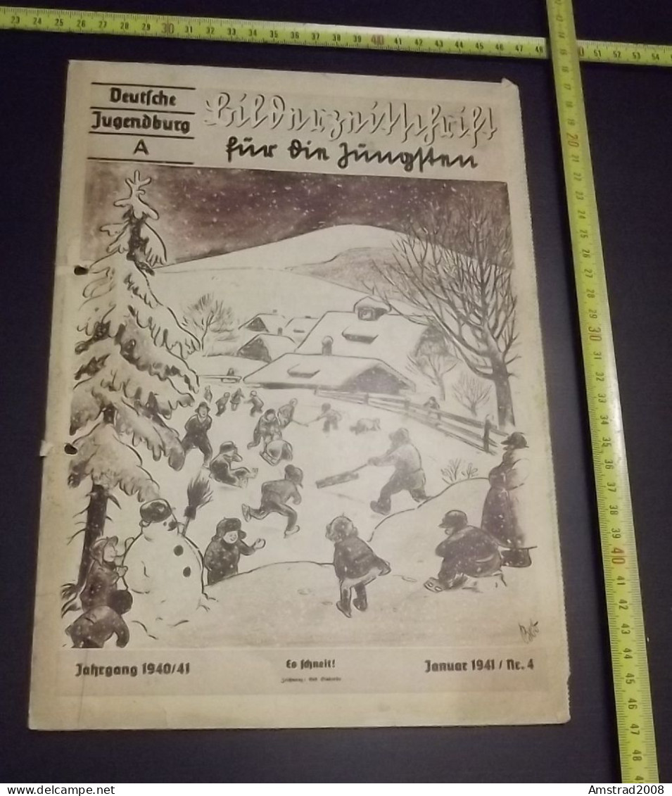 1941 - DEUTSCHE JUGENDBURG  - GERMANY - GERMANIA THIRD REICH - ALLEMAGNE - DEUTSCHLAND - Tempo Libero & Collezioni