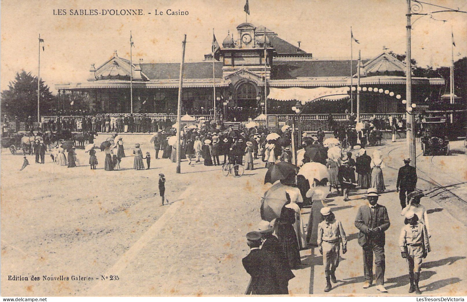 FRANCE - 85 - LES SABLES D'OLONNE - Le Casino - Carte Postale Ancienne - Sables D'Olonne