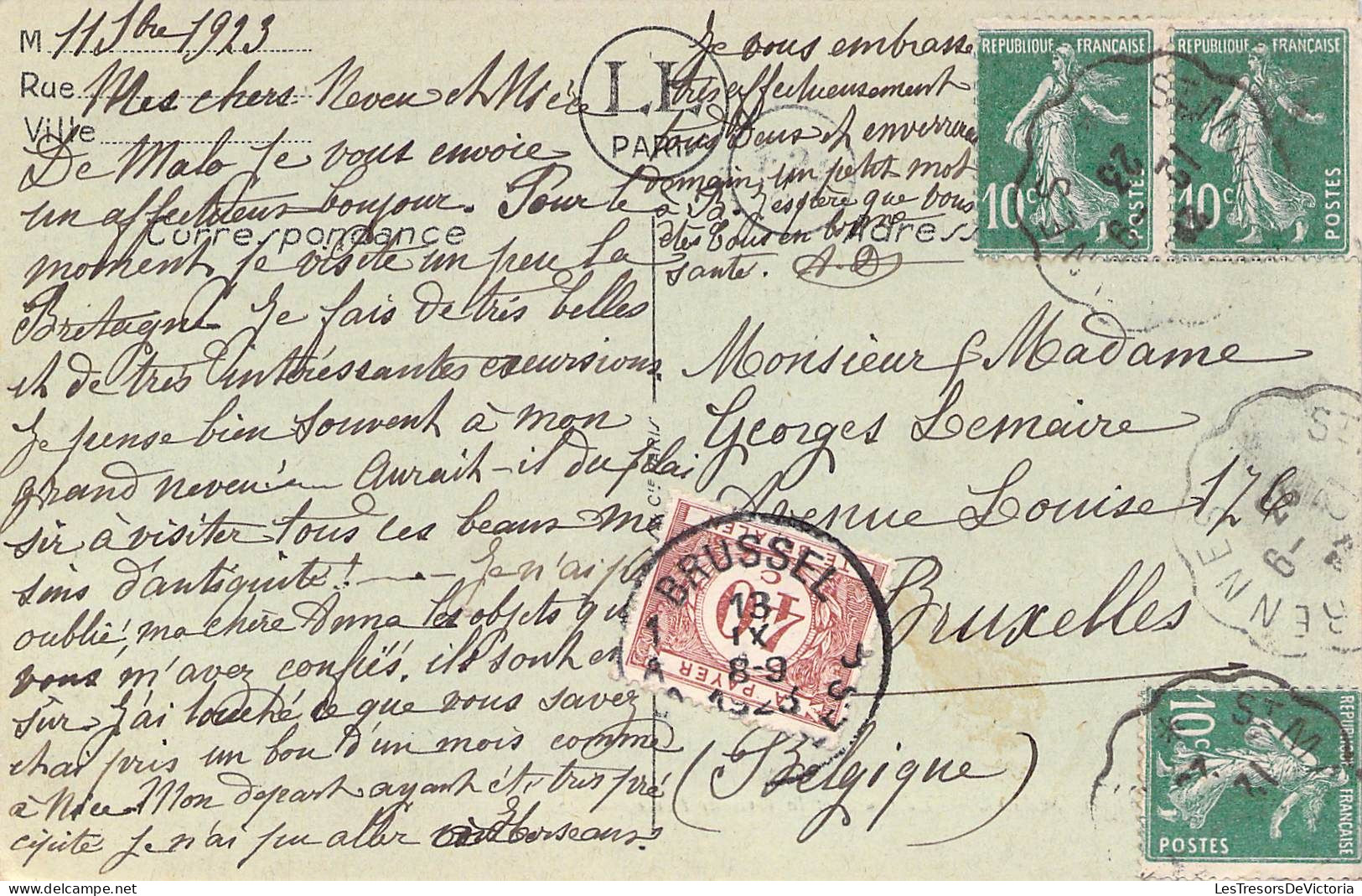 FRANCE - 08 - SAINT MALO - Le Quai Et La Grande Porte - LL - Carte Postale Ancienne - Autres & Non Classés