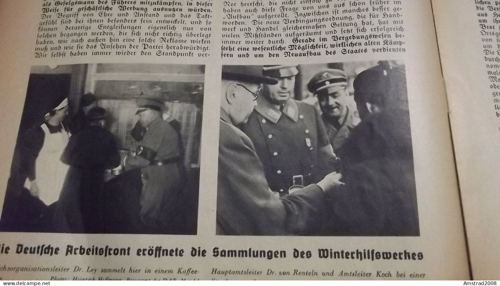 1936 - DER AUFBAU - ARBEITET IM SINNE GORINGS  - GERMANY - GERMANIA THIRD REICH - ALLEMAGNE - DEUTSCHLAND