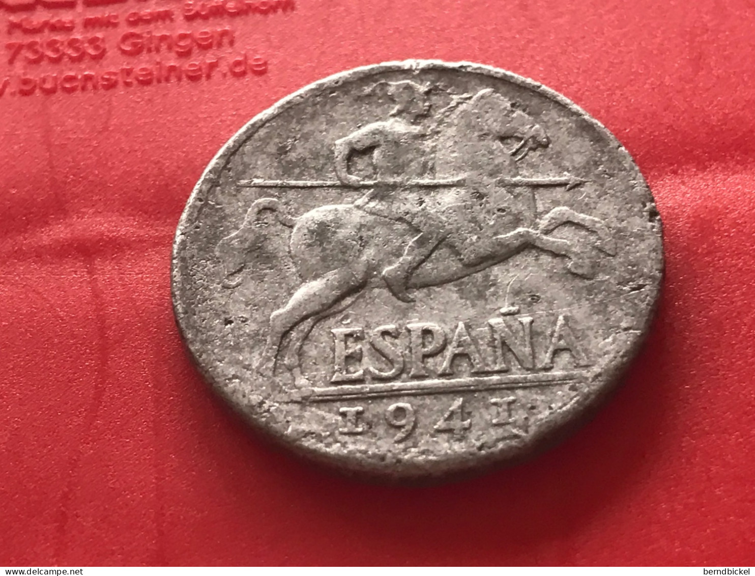 Münze Münzen Umlaufmünze Spanien 5 Centimos 1941 - 5 Centesimi
