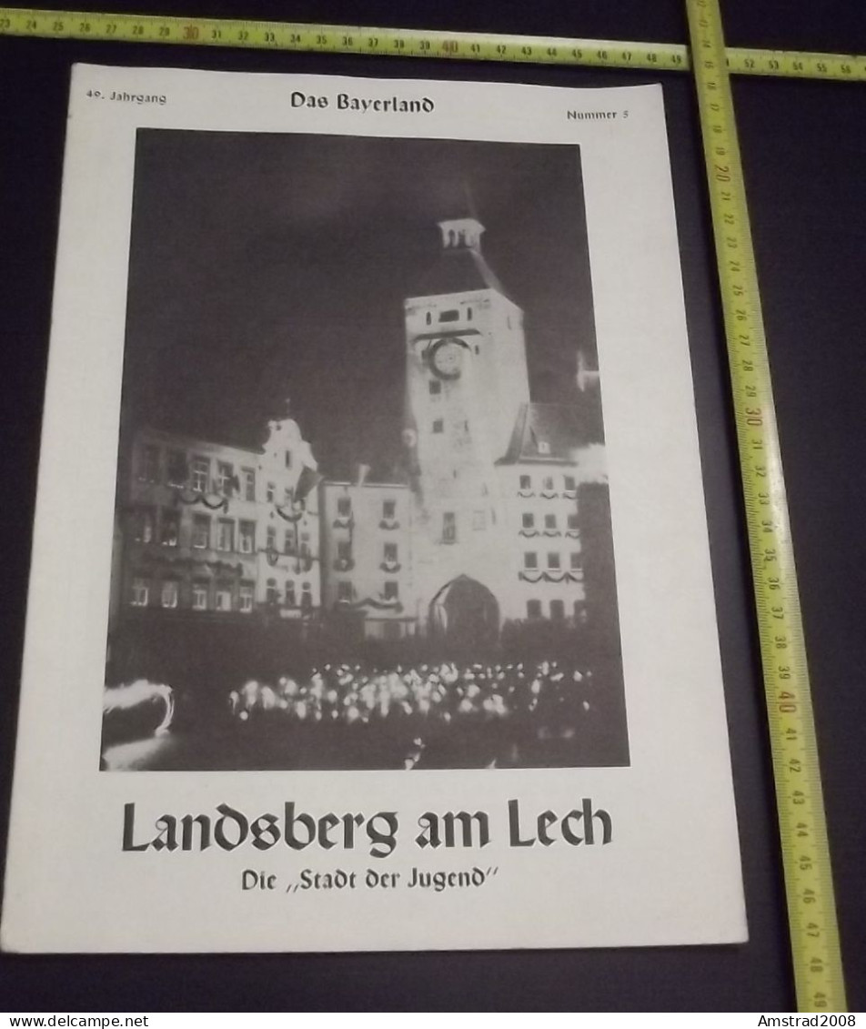 1938 - DAS BAYERLAND - LANDSBERG AM LECH DIE STADT DER JUGEND -  GERMANIA THIRD REICH - ALLEMAGNE - DEUTSCHLAND - Hobby & Sammeln