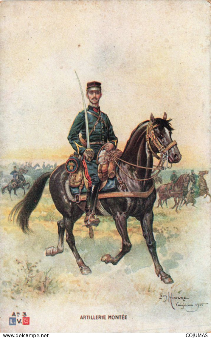 MILITAIRE - S14624 - Artillerie Montée - Illustrateur Léon Hingre 1915 - L1 - Uniformi