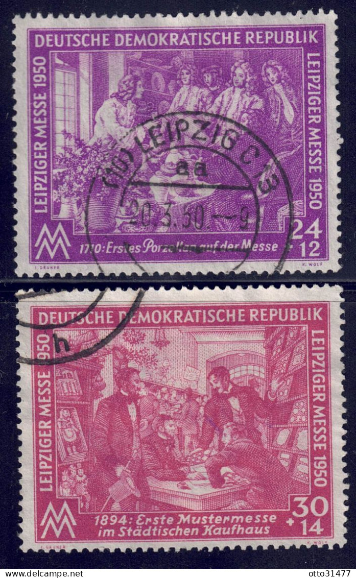 DDR 1950 - Leipziger Frühjahrsmesse, Nr. 248 - 249, Gestempelt / Used - Gebraucht