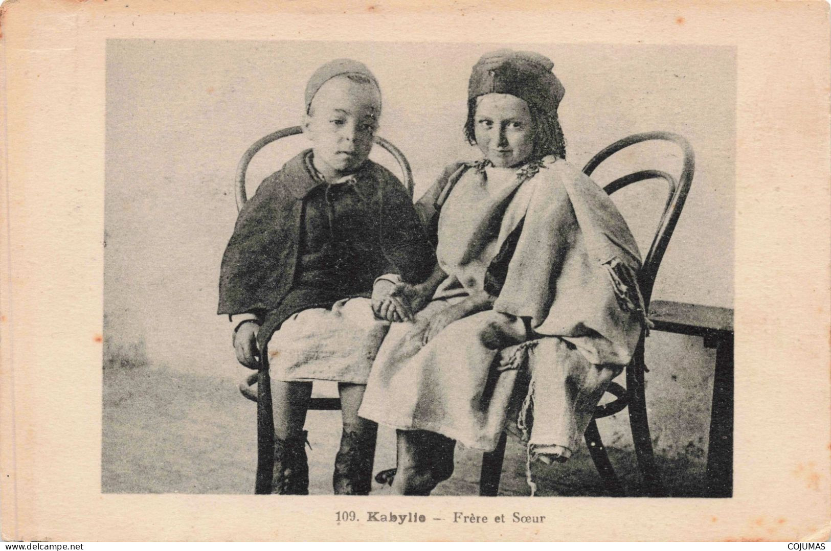 ALGERIE - S14635 - Kabylie - Frère Et Sœur - Enfants - L23 - Kinder