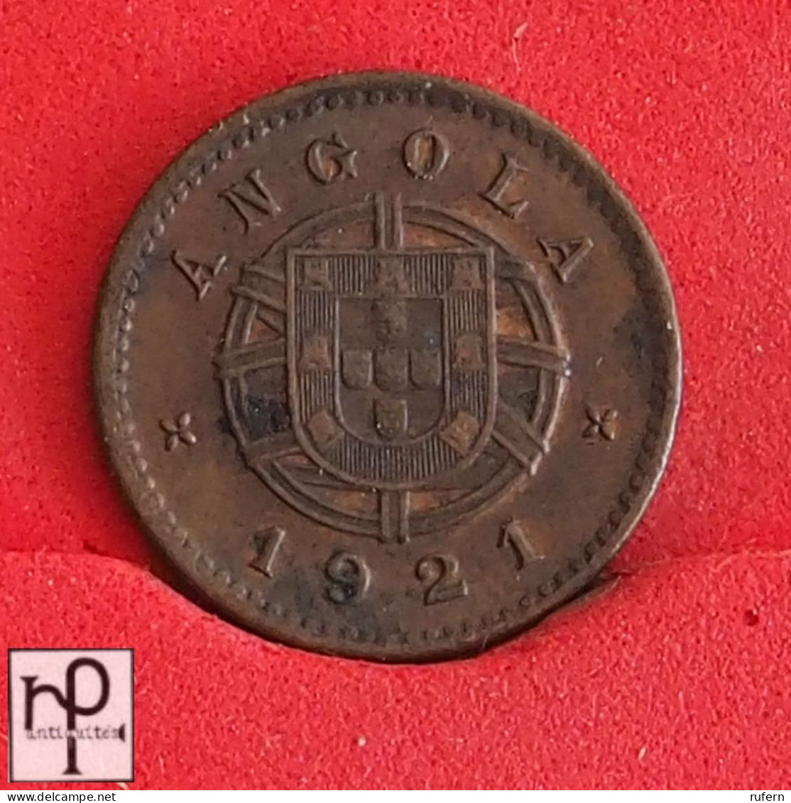 ANGOLA 1 CENTAVOS 1921 -    KM# 60 - (Nº54434) - Angola