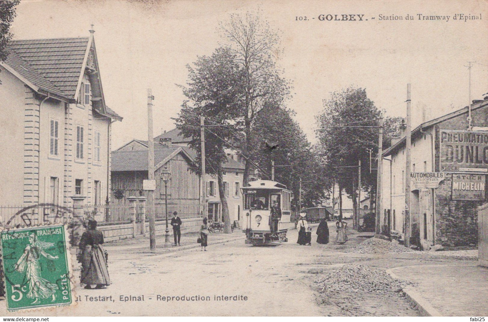 GOLBEY STATION DU  TRAMWAY D EPINAL - Golbey